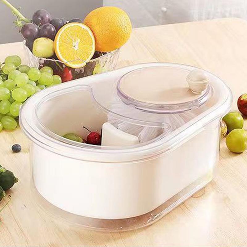 Salad Spinner Lettuce Greens Washer Strainer Fruit Washer Bowl for Washing Leafy Vegetables Kitchen Tools