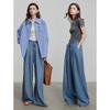 Chuyu Women's Lyocell Relaxed Wide-Leg Jeans