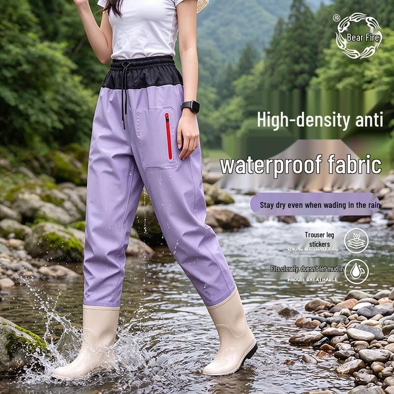 XIONGHUO Women's Waterproof Waist Waders
