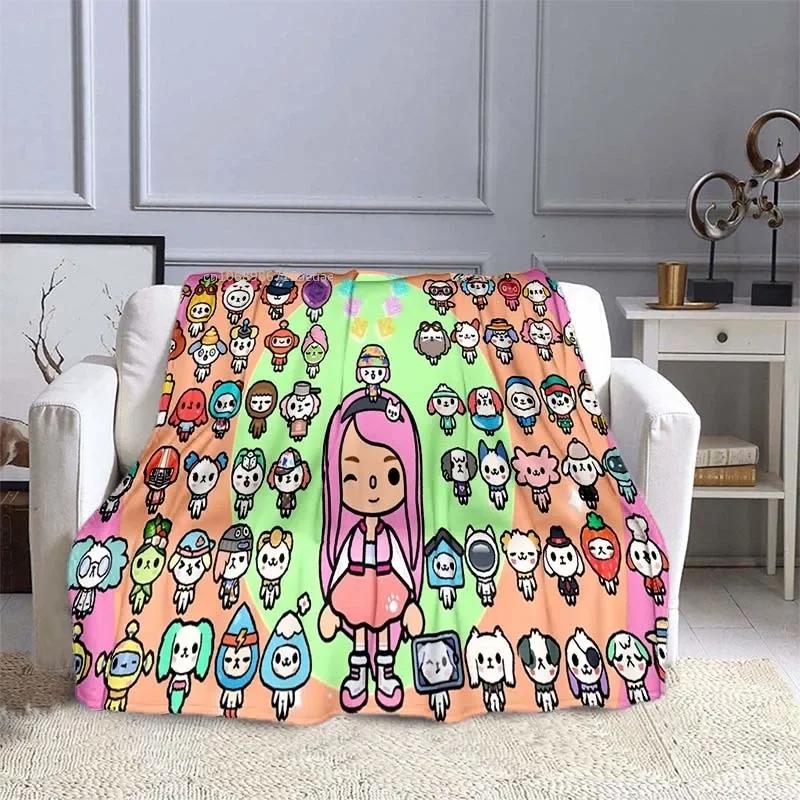 Toca Bocas Coperta Plaid Coperta per Bambini Cartone Animato Gioco Coperta in Pile Morbida Copertura Calda Coperte per Letti Divano Viaggio