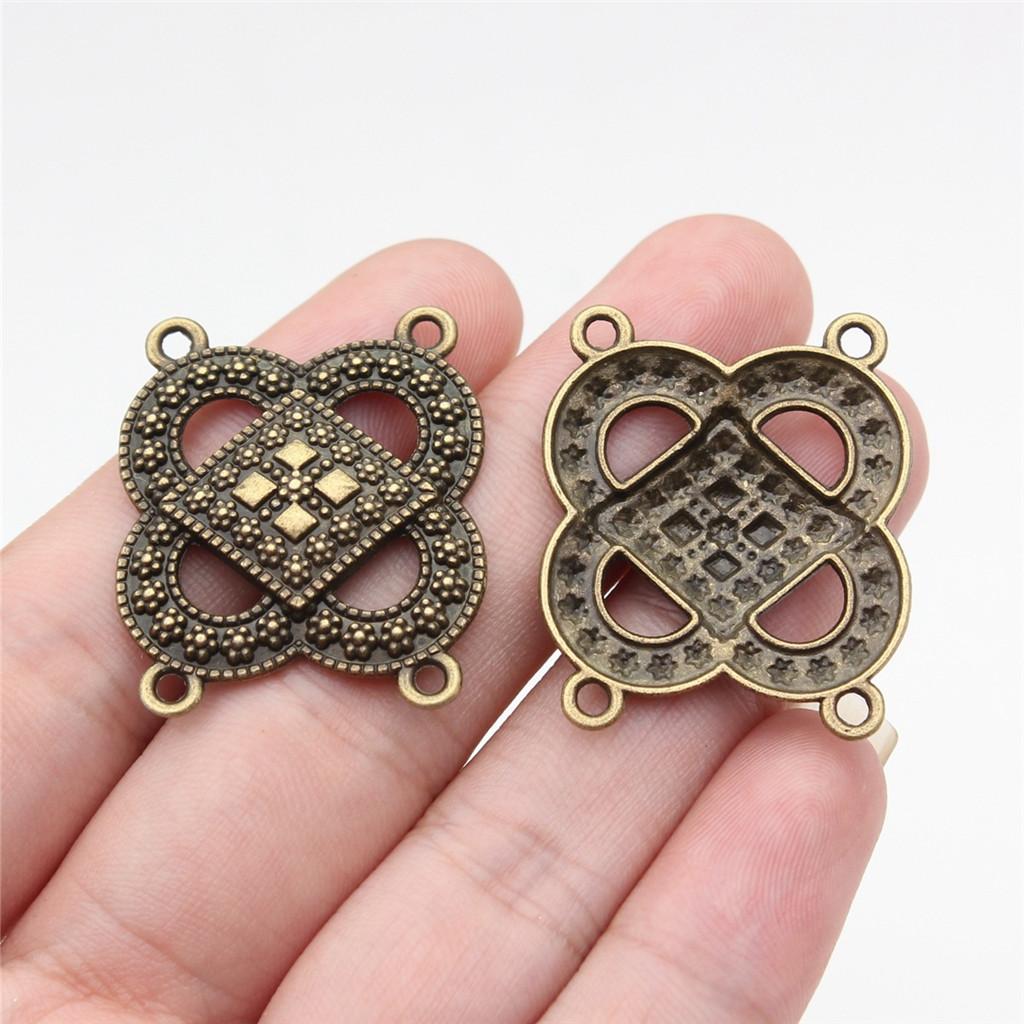 Accessories Parts Four-Hole Necklace Connector Wedding Jewelry Findings TA023