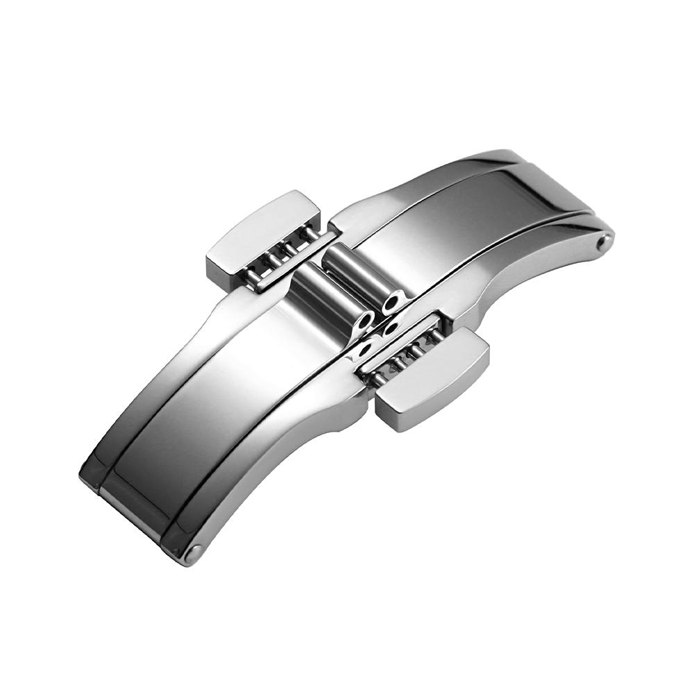 

Для годинника Tissot 1853 T035617 T035439 Пряжка для годинника з нержавіючої сталі Метелик Пряжка для ремінця Металева кнопка для годинника Аксесуар для ремінця 6x25 срібний