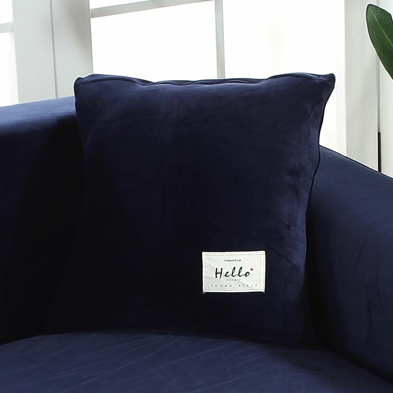 Samt Stoff Kissenbezug Warmer Kissenbezug Sofa Überwurf Kissen Wohnzimmer Sofa Couch Sitz Dekoration Kissenbezug 45X45cm