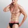 Men Double Thong Panties Sexy Solid Brief Thong Breathable Underpants