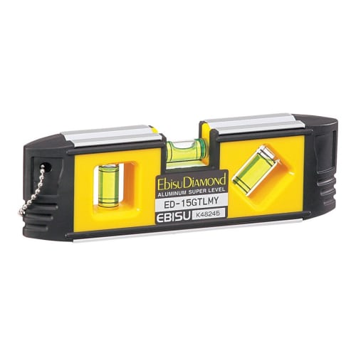 Ebisu G-Trendy Level with Super Strong Magnet, ED-15GTLMY, Yellow