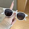 New Korean Round Plastic Sunglasses for Men and Women Fashion Trendy UV Resistant Glasses Outdoor Sunscreen Sunshade Eyewear