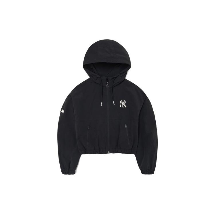 New MLB Cropped Coats Women's Black 3FWJB0121-50BKS