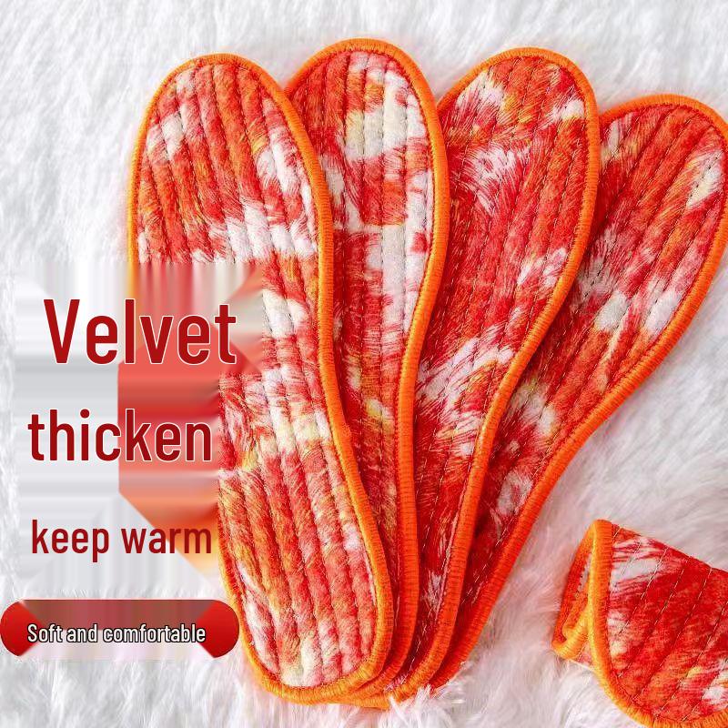 

Warm Thickened Fleece Insoles: Soft, Sweat-Absorbent, and Cold-Proof Cotton Insoles for Winter Comfort Size 41