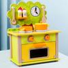 BABIBO Babib Wooden Children's Play Home Simulation Kitchen Toy/Baby Benefit Intelligence Early Education Mini Kitchenware Suit