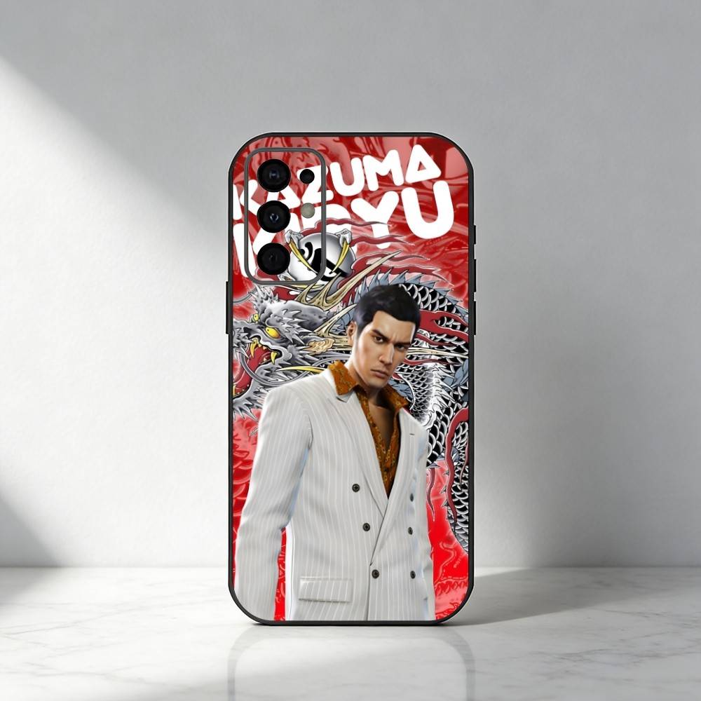 

K-Kazuma Kiryu Y-YAKUZA Phone Case For Samsung S25,S24,S21,S22,S23,S30,Ultra,S20,Plus,Fe,Note,5G Black Cover Samsung S20plus5G