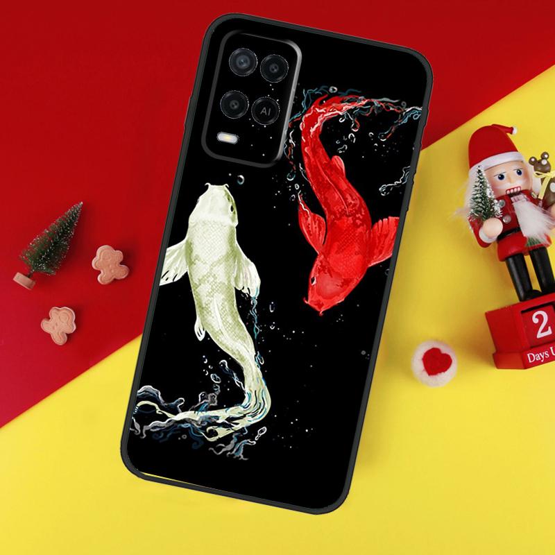 

Ying Yang Koi Fish Case For Oppo A78 A98 A18 A38 A58 A5 A6 Pro A54 A74 A94 A17 A57 A80 A60 A40 A96 A76 A16 A15 OPPO A54 4G