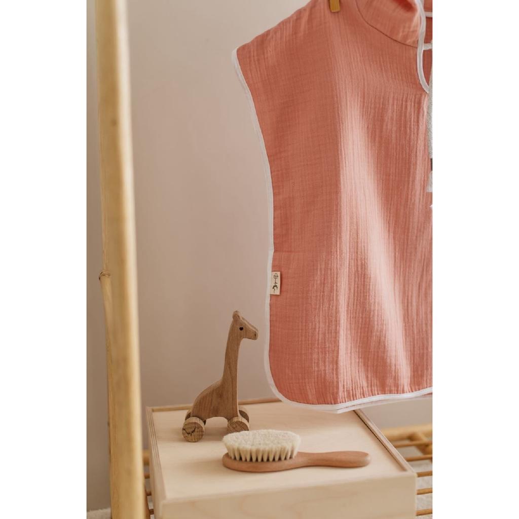 100% Organic Cotton Muslin Poncho - Girls Boys Baby Kids Poncho, Beach Poncho, Bathrobe