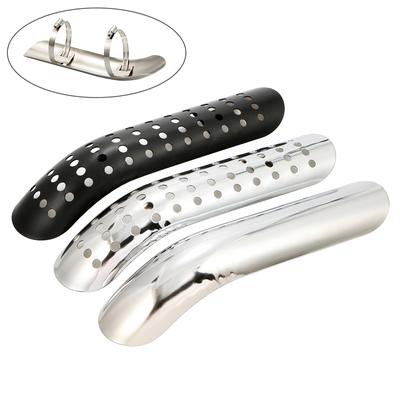 1 Set Universal Motorrad Auspuffrohr Gebogen Hitzeschild Schalldämpfer Rohr Anti-Hot Decor Schutz Schutz für Harley Custom Chopper