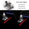 Honda Car Door Welcome Lights Projector Lamps Accessories For Civic FIT Accord Prelude CRV 5th City CRZ CRX Jazz HRV Pilot Vezel aja256