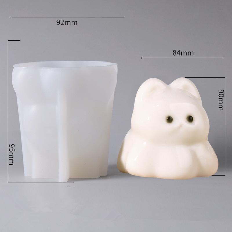 

3D Милая молочная силиконовая форма для пудинга, желе, миска для торта, белая форма для холодного льда, кухонные принадлежности для выпечки и украшения торта C