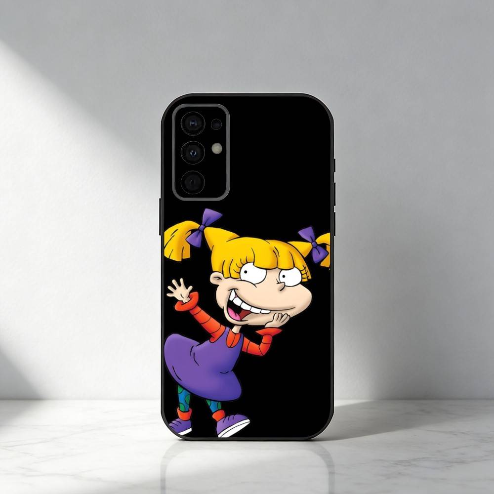 Rugrat Chuckie Angelica  Phone Case For Samsung S25,S24,S21,S22,S23,S30,Ultra,S20,Plus,Fe,Note,5G Black Cover