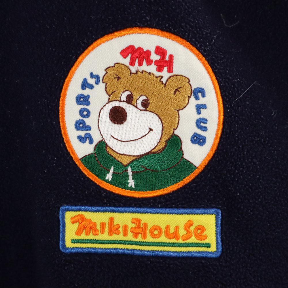 MIKIHOUSE Made In Japan Long Sleeve Half Zip Fleece Jacket S Navy System Men's Used