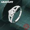 CopperHeart-Shaped Zircon Ring (6-10#) - A Unique And Versatile Jewelry Piece For Women, Perfect For Any Occasion.