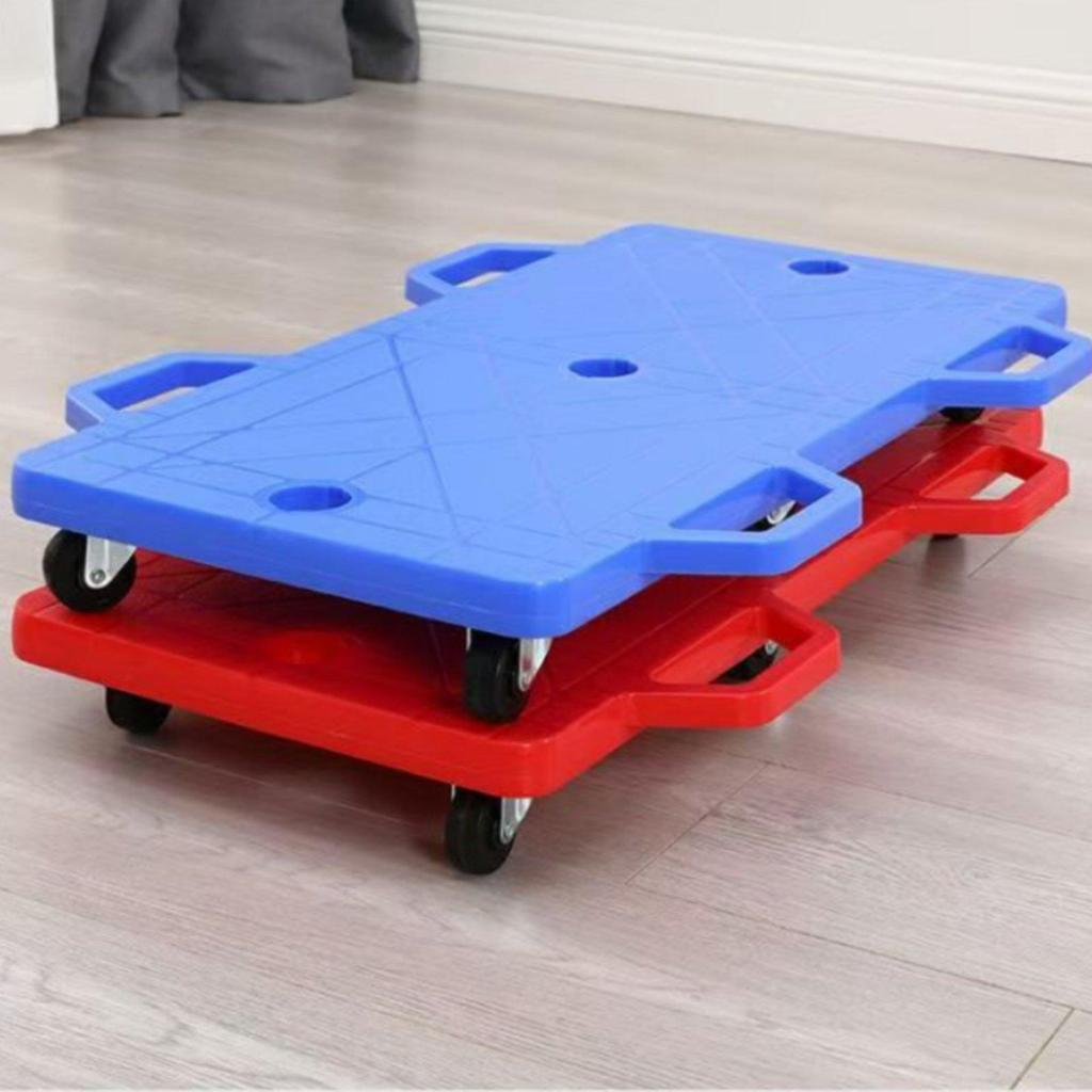 Two-Person Balance Board Smooth Easy-Rolling Casters Two Person Easy