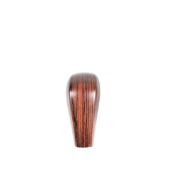 Cover Trim For BMW 1 Series Wood Grain E81 Brown Central Console Gear Shift Knob