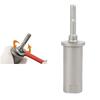 Heavy Duty 40CrMo Steel Ground Rod Driver Attachment Removable Adapter for Rebars Installation in Fencing Projects