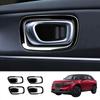 4Pcs Glossy Black Inner Door Handle Bowl Panel Cover Trim for Honda HRV XRV XR-V HR-V Interior