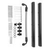 EFI Fuel Rails Set Intake Aluminium Alloy Intake Manifolds Fuel Rails Kit for LS LS1 LS2 LS3 LS6 LSX Engine