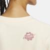 Nike X Naomi Osaka Gesticktes Logo Rundhals Fleece Sweatshirt Damen Tops Blass-Elfenbein FD5505-110