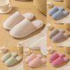 Style Cotton Slippers For Home Indoor Non Slip Soft Bottom Warm Footwear For Adults