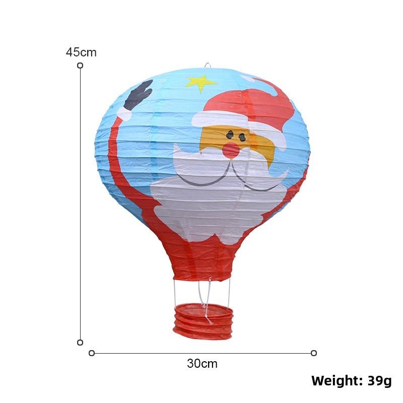 Flags Christmas And Ornaments With Parachute And Hot Air Balloon Exterior Design