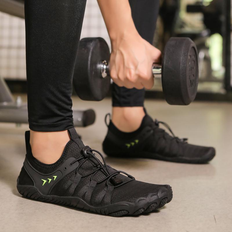 Hallen-Fitnessschuhe Stoßdämpfung Laufschuhe Leise ******** Seilschuhe Sport-Yogamatten-Schuhe Ganzkörper-Trainingsschuhe