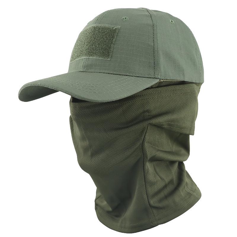 Camouflage Baseball Cap and Balaclava Set - Quick-drying, Breathable Sun Protection for Outdoor Activities