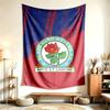 Blackburn Rovers FC (5) Wandteppich Geeignet Für Die Dekoration Von Häusern Wohnheimen Und Schlafzimmern Weich Anzufassen Und Ein Perfektes Geschenk Für Freunde Und Familie