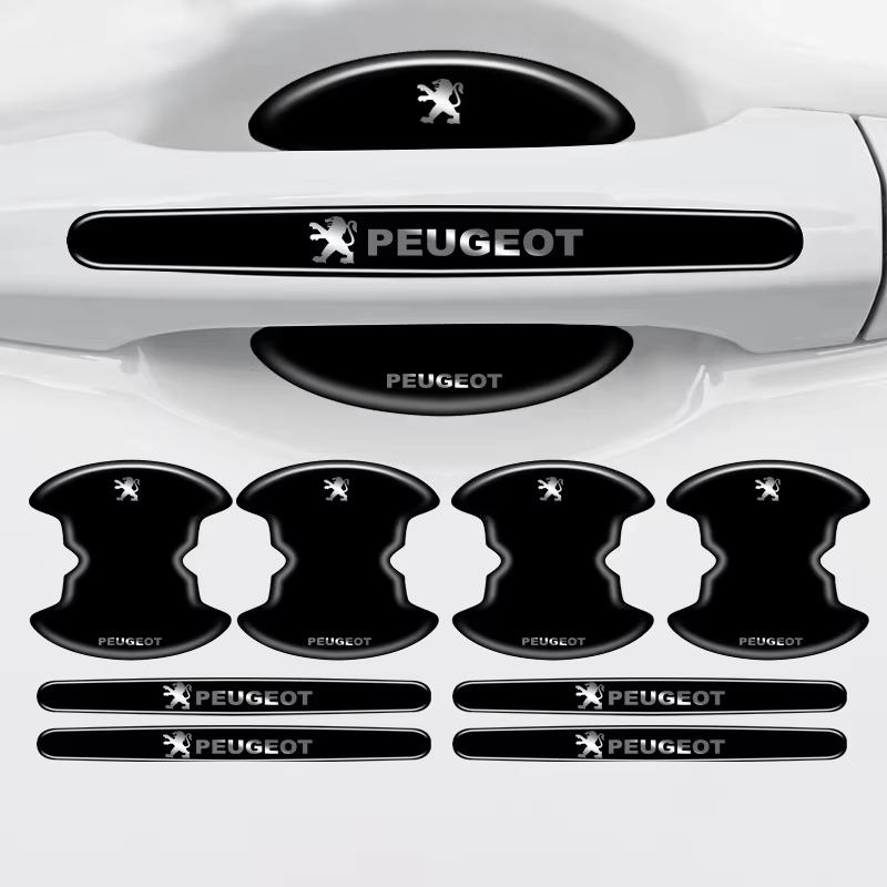 Car handle anti-collision strip door handle bowl protection K sticker suitable for Peugeot 206 307 308 3008 207 208 408 508 2008 5