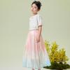 Xiaohu Patty Girls' Summer Princess T-shirt & Pearl Skirt Set