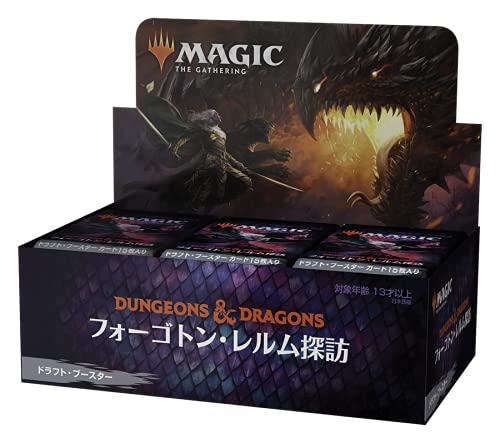 Magic: The Gathering Forgotten Realms Draft Booster Japanese Edition Box MTG Trading Card Wizards of the Coast