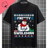 Funny Muscular Santa Christmas Gym Graphic Tshirt Casual Sports Humor Style Pure Cotton Shortsleeve Tshirt Outdoor Clothing