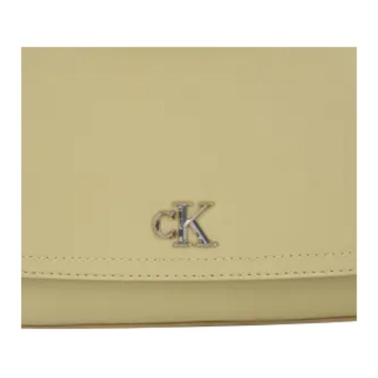 Calvin Klein Metal Letter Chain Shoulder Crossbody Bag Small Women Bags Mint-Tea 4F3171G-IYZ