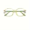 Trendy Blue Light Blocking Glasses Unisex Anti Radiation Eyewear For Office Study Screen Time Comfort Fit Stylish