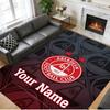 Crystal Velvet Rug Custom Name Text, Soft Non Slip Floor Mat Home DecorAberdeen FC