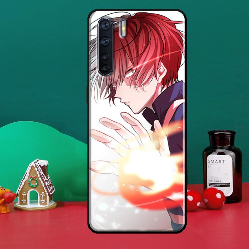Anime Shoto Todoroki Fall Für OPPO A74 A54 A94 A31 A53 A5 A9 2020 A52 A72 A1K A83 A91 A93 a3S A5S A15 Abdeckung