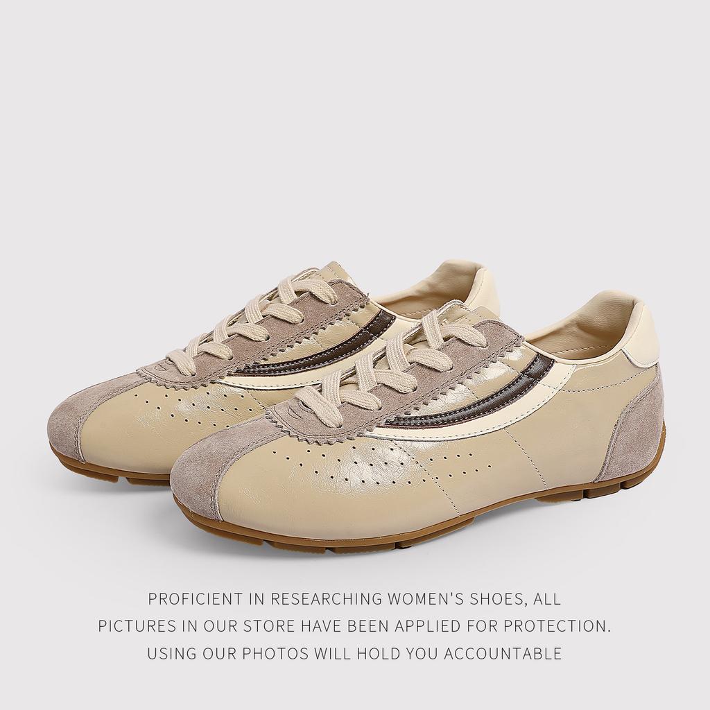 Cowhide European Board Shoes Women'S Shoes Outdoor Whitehead Breathable Advanced Sense