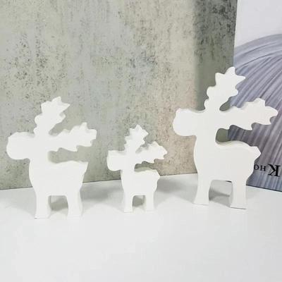 Ornament Nou Crăciun Căprior Mucegărie Silicon DIY Cerb Crăciun Ghips Parfumat Mucegărie Lumânare Artizanat Rășină Unelte Fabricare pentru Decor Acasă