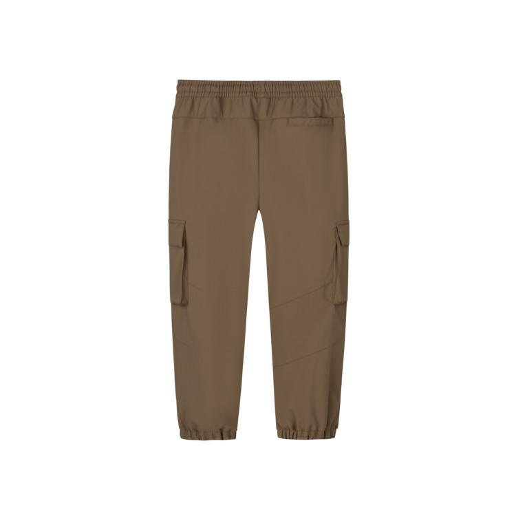 Jordan Fashionable Comfortable Versatile Logo Print Long Pants Kids Bottoms Dark-Brown JD2442076GS-003