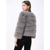 VAYLA Mink Coat Winter Black White Faux Fur Coat Woman Elegant Fluffy Faux Fur Jacket Top Short Fur Coats Woman Clothing