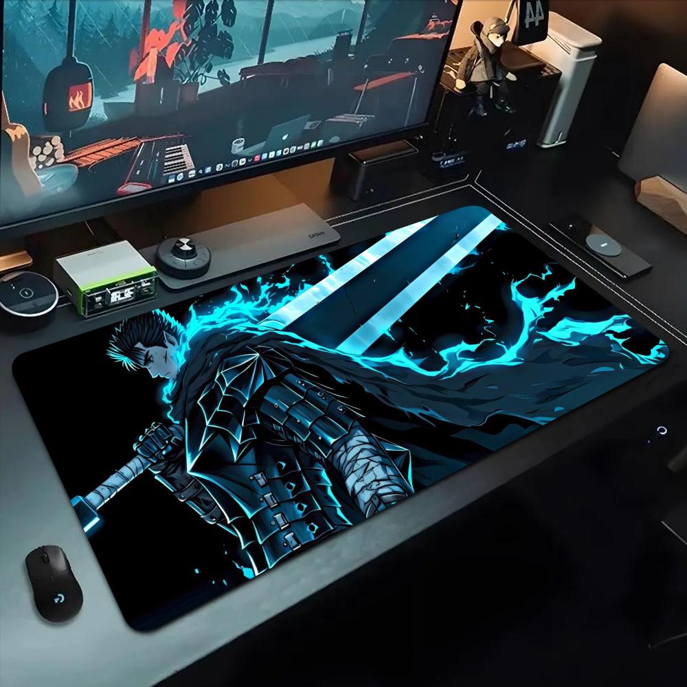 Berserk Mauspad 500X1000 mm Großes Gaming-Mauspad Gamer XL Gummi Otaku Tastaturpad Laptop Schreibtischmatte