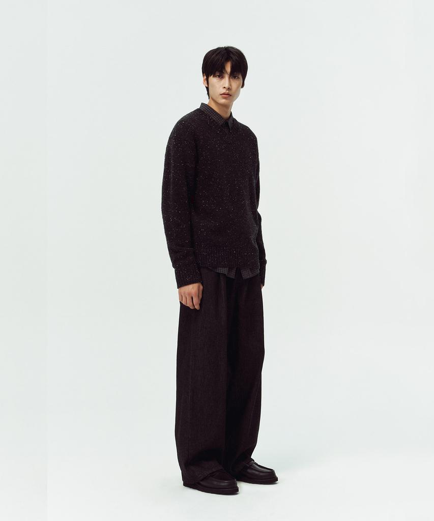 BLANKROOM Nep V Knit_Night Sky