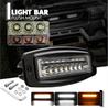 7.3 Inch Flush Mount 18LED 54W 5400LM Dual Color Led Work Light for Off-Road 4x4