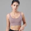 Cross Back Adjustable European and American Sports Hoopless Hygroscopic Yoga Fitness Large Sports Bra