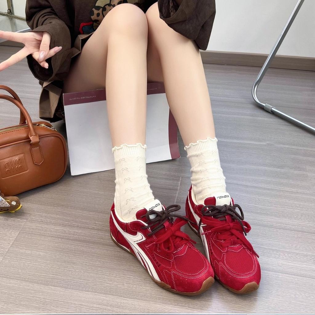 Innere Höhenerhöhung von 5 cm Herbst Maillard Trainingsschuhe Damen 2025 neue Mode vielseitige Joggingschuhe Atmungsaktive Sportschuhe